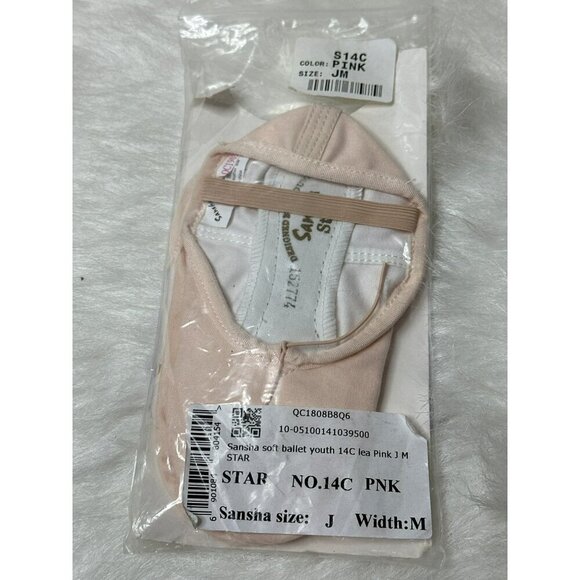 Sansha Demi Pointe Pink Soft Ballet Shoes Adult 4 STAR NEW in PACKAGE - Picture 2 of 5
